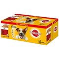 40 x 100 g PEDIGREE Nassfutter mit Rind, Lamm, Huhn, Geflügel für adulte Hunde