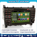 8-Kern 64GB Android 14 Autoradio SWC Carplay Mercedes C/CLK/CLC Klasse W203 W463