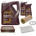 FEBI BILSTEIN Inspektionspaket 7L MANNOL Energy Formula PD 5W-40 für VW Passat