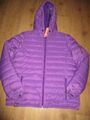 schöne Damen Outdoor- Winter- Jacke mit Kapuze lila warm Gr. M 38 SOCCX TOP