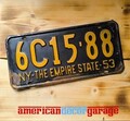 USA Nummernschild/ US Kennzeichen/license plate/Hot Rod *New York 1953*