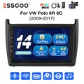 Android 14 DAB+ Carplay Autoradio 4+64G Für VW Polo 6R 6C 09-2017 GPS Cam 4+64G