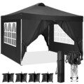 Pavillon 3x3 Wasserdicht Gartenzelt Faltpavillon Partyzelt Pop-up Klapp Faltzelt