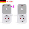2pcs Intelligent Zeitschalter Timer Steckdose Zeitschaltuhr Set Countdown B M1O1