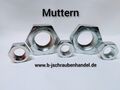 Sechskantmuttern, Muttern, DIN 934 Edelstahl A2 ISO 4032 M3 M4 M5 M6 M8 M10 M12