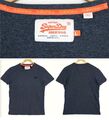 Superdry Orange Label ELE01 Herren Graues T-Shirt Größe L Large 102 cm. Brust 