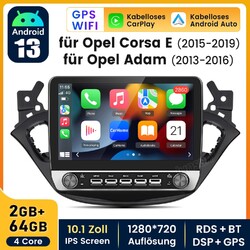 Android 14 Für Opel Corsa E 2015-2019 Carplay Autoradio GPS Navi WIFI SWC 2+64GB