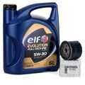 5L elf Evolution Full-Tech FE 5W30 Motoröl ORIGINAL Renault Ölfilter 8200768927