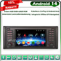 8-Kern 64GB DAB+ Android 14 Autoradio BT GPS Navi für BMW 5er E39 Canbus CarPlay