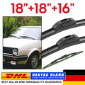 Scheibenwischer vorne + hinten passend Für VW Golf II | BJ 1983 - 1991 19E,1G1
