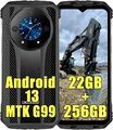 DOOGEE S110(2023) Handy Ohne Vertrag Dual SIM 4G Android 13 22GB+256GB 10800mAh