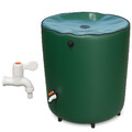 Regentonne 200L Klappbare Regenwassertank 1/2" Faltbarer Wasserspeicher 