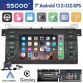 7" 32G Android 13 Für BMW 3er E46 M3 MGZT Autoradio Carplay GPS WIFI RDS BT KAM