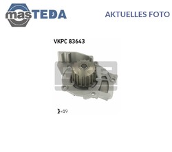 VKPC 83643 MOTOR KÜHLWASSERPUMPE WASSERPUMPE SKF NEU OE QUALITÄT
