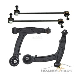 ATEC 2x QUERLENKER+KOPPELSTANGE SATZ VORNE LINKS RECHTS FÜR FIAT PANDA 169 AB 03### Einbaufertig – Traggelenk und Buchsen verpresst ###