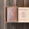 Verkaufe eine echte GreenLand Geldbörse aus 100% Leder und das Futter 100%Baumwo