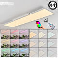 LED Decken Lampe Panel dimmbar App Fernbedienung Wohn Schlaf Zimmer Leuchte RGB