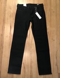 Neu Esprit Damen Stretch Straight Jeans Hose Medium Rise Gr. W30 L32 Schwarz
