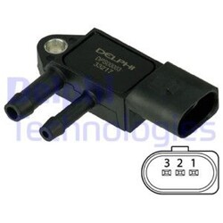 DELPHI Sensor, Abgasdruck DPS00003