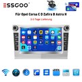 1+32G Android13 Autoradio GPS NAVI Carplay Für Opel Corsa C D Zafira B Astra H