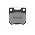 TEXTAR Bremsbeläge Bremsbelegsatz hinten für Saab 9-5 Kombi Opel Omega A