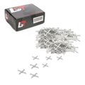 100x Fliesenabstandshalter Fliesenkreuze 3 mm Kunststoff Clips