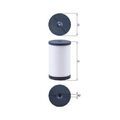 1x Hydraulikfilter, Automatikgetriebe KNECHT HX 191 passend für AUDI VW CUPRA