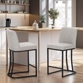 2er Set Barhocker Barstuhl Tresenhocker Küchenhocker Bistrohocker mit Fußstütze