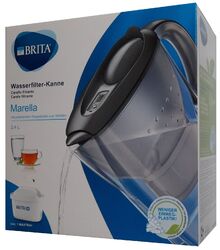 Brita Wasserfilter Marella Graphitgrau 2,4 Liter inkl. 1x Maxtra+