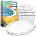 ® / Toilettendeckel mit Absenkautomatik Komplettset optimale Montage WC Sitz