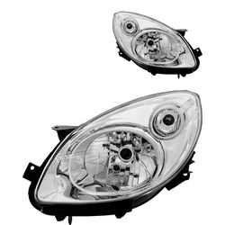 PRASCO Scheinwerfer Hauptscheinwerfer links rechts H4 für Renault Twingo II CN0_