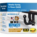 ANHÄNGERKUPPLUNG abnehmbar für Skoda Karoq ND7, NU7 ab 17 +7pol E-Satz ABE
