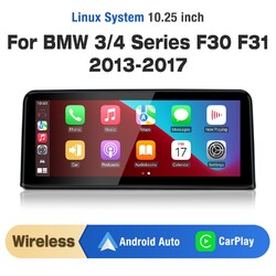 10.25" Carplay Android Auto Display Navi Unit BT Für BMW 3 4 Series F30 F34 F32
