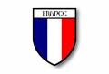 Aufkleber sticker autoaufkleber wappen schild flagge flaggen fahne frankreich