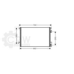 Kondensator Klimaanlage für Opel Vectra C CC