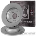 2x ZIMMERMANN BREMSSCHEIBE VORNE passend für LAND RANGE ROVER DISCOVERY IV SPORT