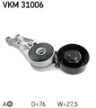 SKF Spannrolle, Keilrippenriemen VKM 31006 für AUDI SEAT