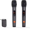 For JBL Wireless Microphone Set Kabelloser Systemverbund Zwei Mikrofone Receiver