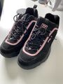 Fila Disruptor Damen Größe 39 Schwarz Pink Plateau Sneaker