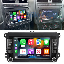 7" Apple Carplay Android 12 Autoradio GPS Navi Für 2 DIN VW GOLF 5 6 Passat Polo