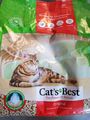 CATs BEST Öko Plus 2x 10ltr =20 ltr saugkräftiges Klumpstreu   Katzenstreu Bio