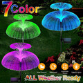 Quallen LED Solarleuchte Garten Solarlampe Außen Solar Blumen Beleuchtung 2/4x