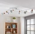 Lindby Deckenlampe Metall, Deckenstrahler schwenkbar & drehbar Wohnzimmerleuchte