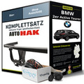 Für BMW 2er Active Tourer Typ F45 Anhängerkupplung starr +eSatz 13pol 13- AHK