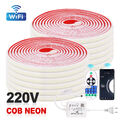 230V Neon COB LED Streifen Flex Stripe IP67 APP/WIFI REMOTE Lichtschlauch Leiste