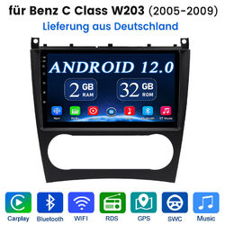 32GB Mercedes Benz C/CLK KLASSE W203 Android 13 Auto Radio Navi GPS DAB+ CarPlay