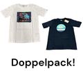 QUICKSILVER Kinder Jungen T-Shirt Shirt Doppelpack 2er SET Größe 12 14 16 Jahre