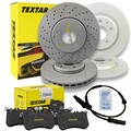Textar Bremsscheiben Ø295mm + Beläge Bremse vorne + hinten passend für Mercedes