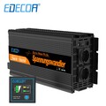 EDECOA 2500W Reiner Sinus Wechselrichter Spannungswandler DC 24V AC 230V LKW