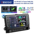8core Carplay Autoradio Android 14 GPS Navi 6+128G Für VW GOLF 5 6 Passat Touran